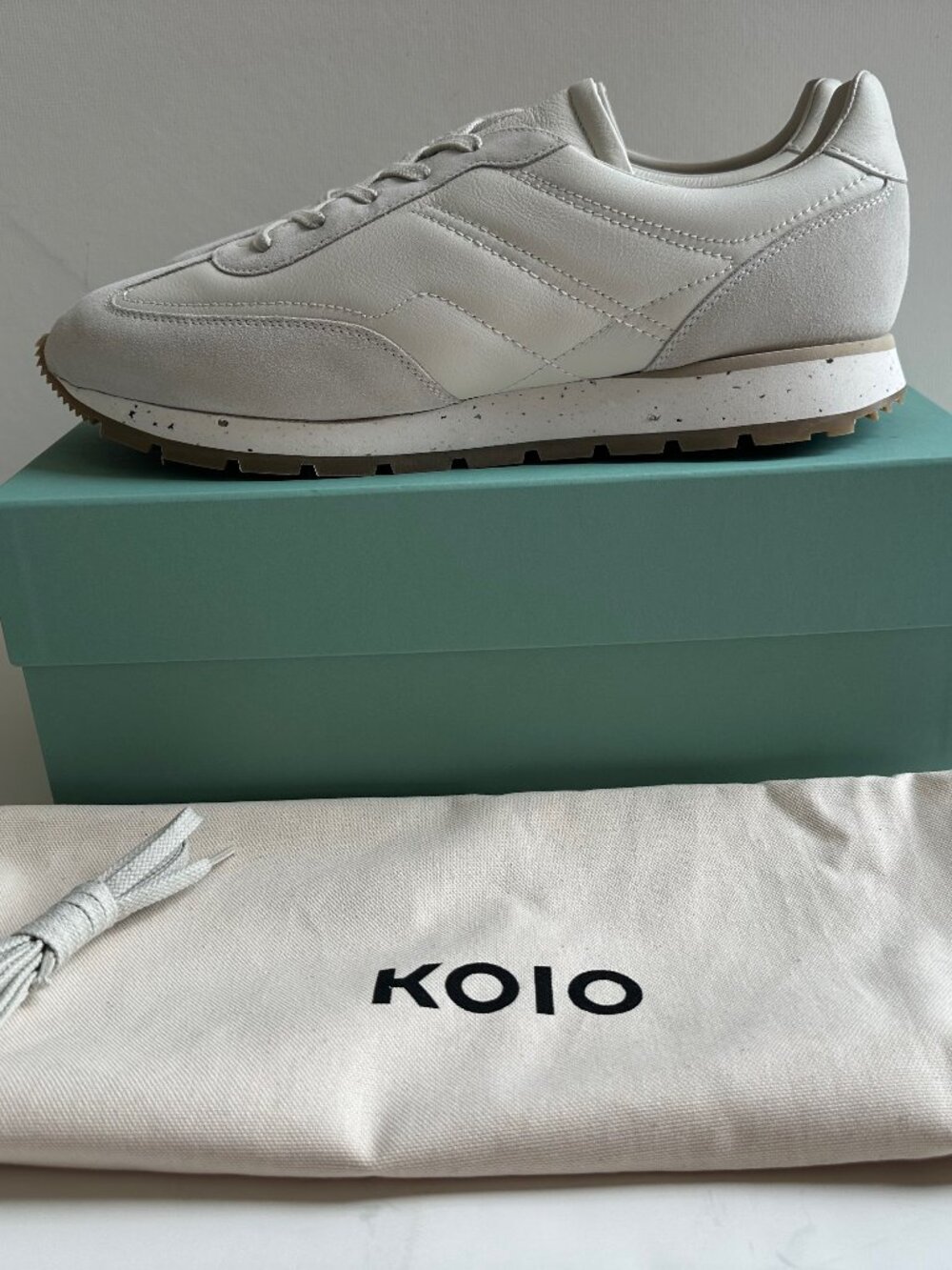 Koio Retro Runners - Cloud - Size 47/US 14 (NIB)